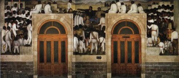 Diego Rivera œuvres - le festival de la distribution de la terre 1924 Diego Rivera